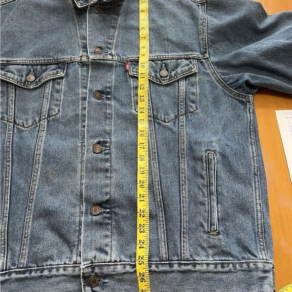 Levi’s 70507‑0389 Relaxed Trucker Jacket Men’s Size L – Made in India-Near Mint - Picture 7 of 8